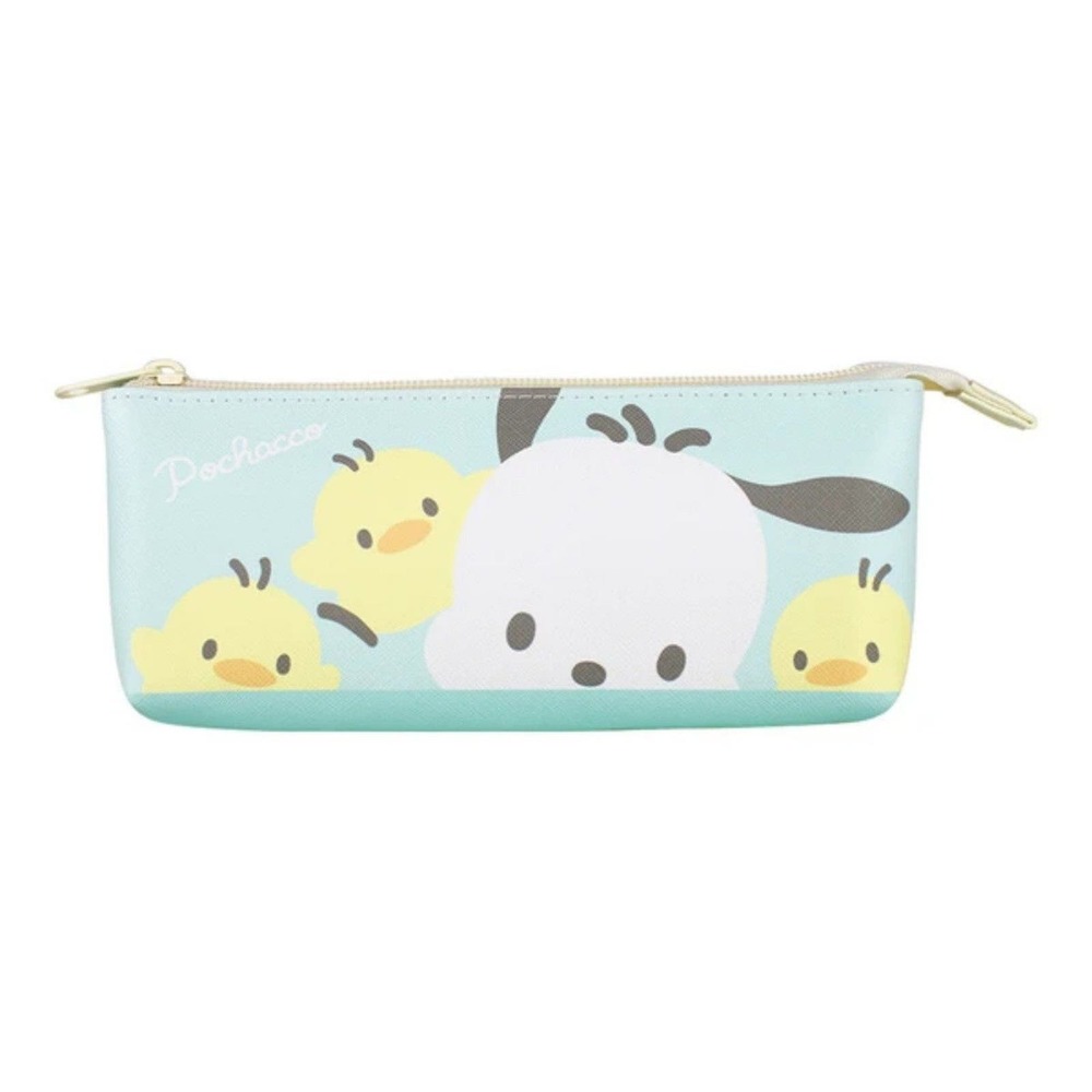 Sanrio pompompurin and pochacco pencil case